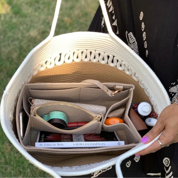 BAG PURSE INSERT ORGANIZER - PINK - Picture 4 of 11